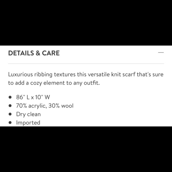 NWT | ALLSAINTS Bundle | Ribbed Beanie & Scarf Set - Picture 7 of 7